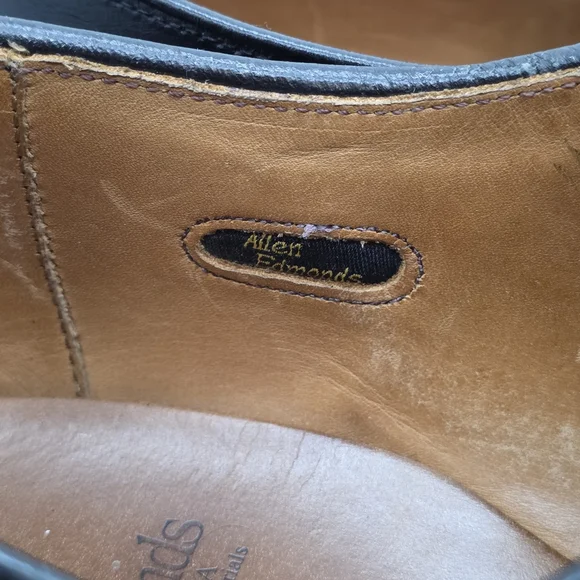 Quiet Luxury Allen Edmonds Delray Apron Toe Oxford Men’s 11.5 D Black Leather US - Picture 8 of 11